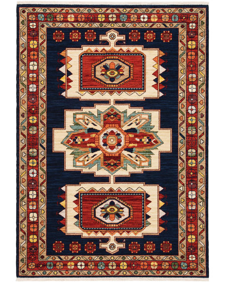 Lilihan 90b Blue/Red Area Rug