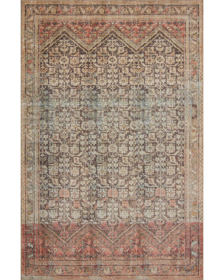 Loren LQ-17 Charcoal/Multi 7'6"x9'6" Area Rug