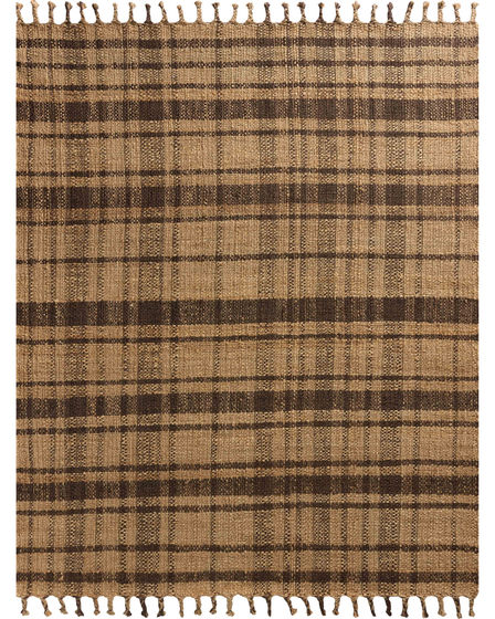 Louie LOE-03 Natural/Espresso Area Rug