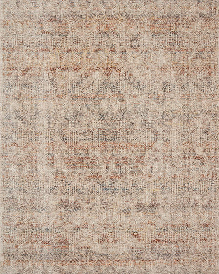 Lourdes LOU-04 Ivory/Spice Area Rug