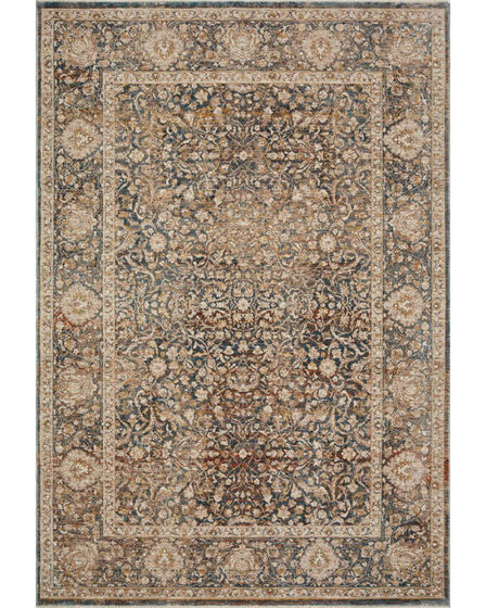 Lourdes LOU-08 Charcoal/Ivory Area Rug