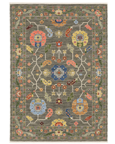 Lucca 5506k Grey/Multi Area Rug