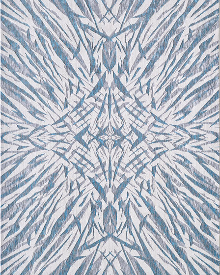 Luna Ivory/Blue Illusions Area Rug