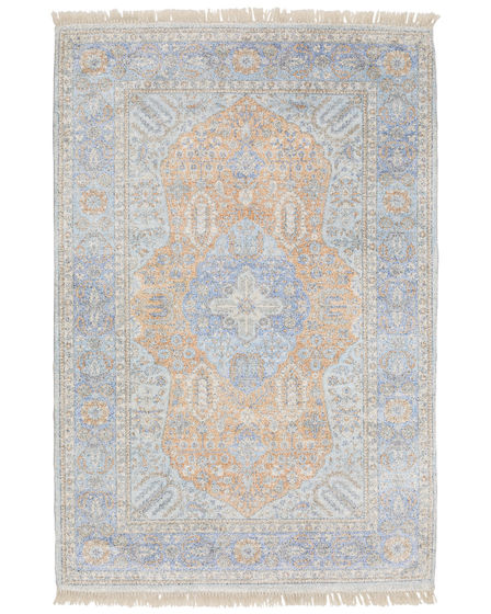 Malabar 45301 Blue/Red Area Rug