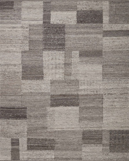 Manfred MAN-01 Charcoal/Dove Area Rug