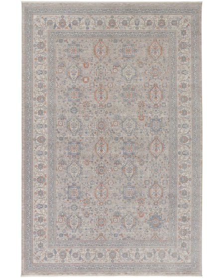 Marquette 3761F Taupe/Silver/Blue Rug