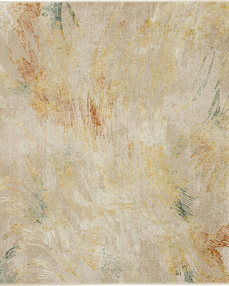 Memento Artifact Beige Area Rug