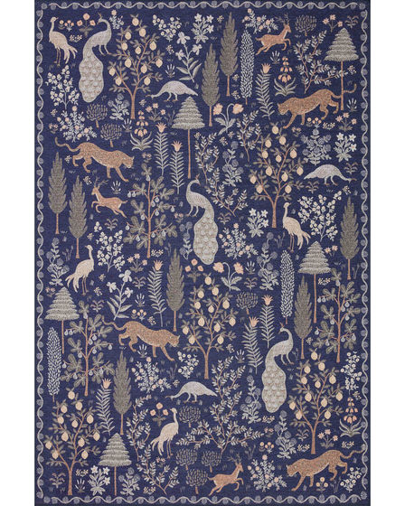 Menagerie MEN-02 Navy Area Rug