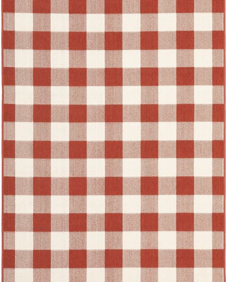 Meridian 2598r Red/Ivory Area Rug