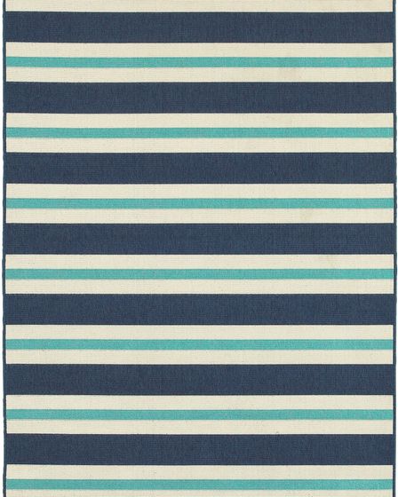 Meridian 5701b Blue/Ivory Area Rug