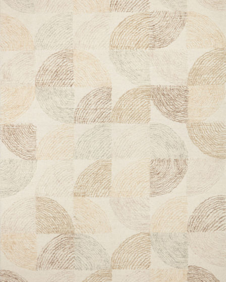 Milo MLO-03 Pebble/Multi Area Rug