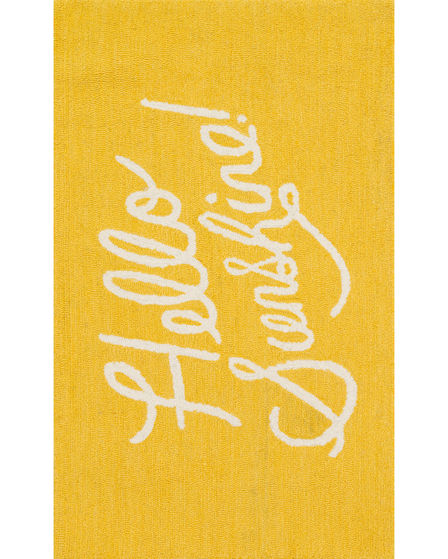 Minnie MIN-01 Yellow Area Rug