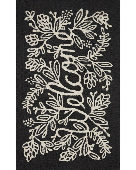 Minnie MIN-03 Black Area Rug