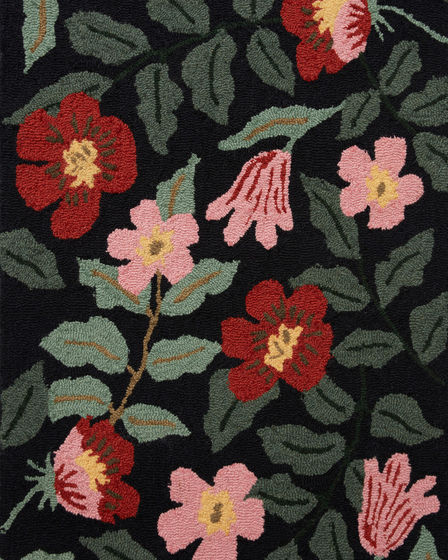 Minnie MIN-06 Black/Multi Area Rug