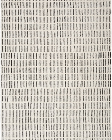 Modern Comfort MNC03 Ivory Black Area Rug