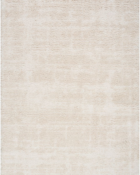 Modern Shag MMD04 Ivory Beige Area Rug