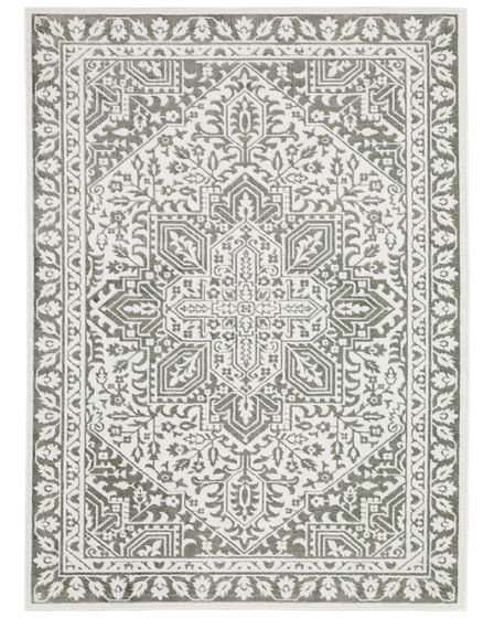 Montecito 1101w Grey/White Area Rug