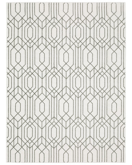 Montecito 4158w White/Grey Area Rug