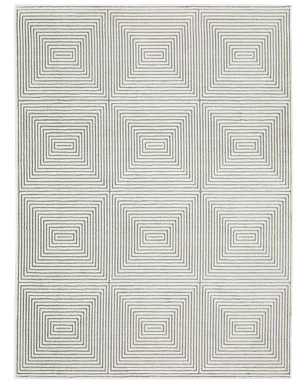 Montecito 8111w Grey/White Area Rug