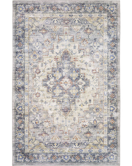 Myers Park myp02 Blue/Gold Area Rug