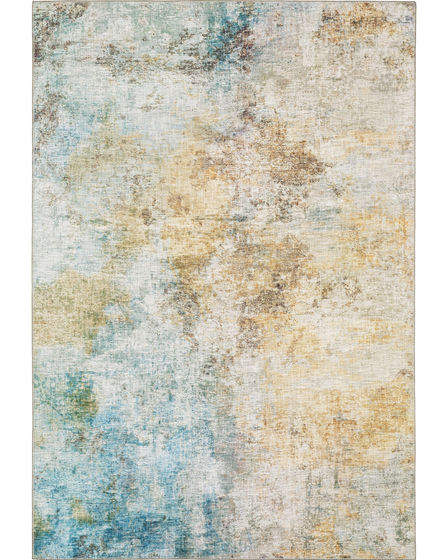 Myers Park myp09 Yellow/Blue Area Rug