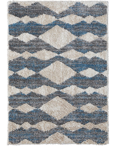 Mynka 39IFF Ivory/Gray/Blue Area Rug