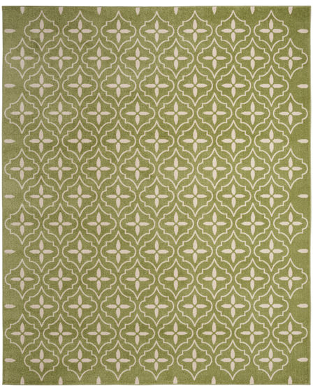 Nourison Essentials NRE04 Green Ivory Rug