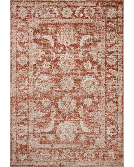 Odette ODT-03 Rust/Ivory Area Rug