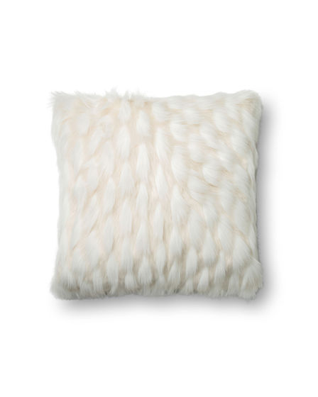 P0265 White 22"x22" Pillow