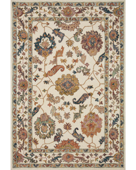 Padma PMA-01 White/Multi Area Rug