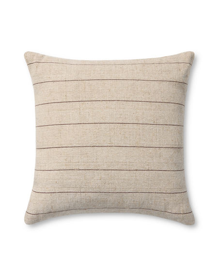 Keisha PAL0046 Natural/Brown 18" Pillow