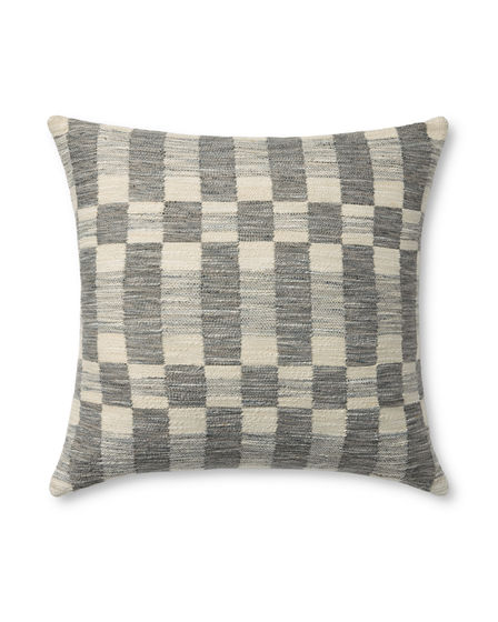 Adams PAL0049 Charcoal/Ivory 18" Pillow