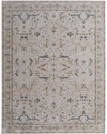 Pasha 39M4F Ivory/Blue/Red Area Rug