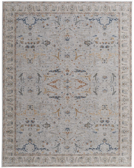 Pasha 39M4F Ivory/Blue/Taupe Rug