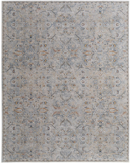 Pasha 39M6F Ivory/Blue/Tan Area Rug