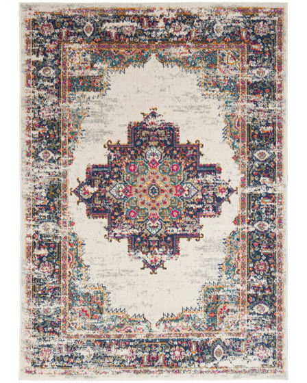 Passion PSN03 Ivory Blue Area Rug