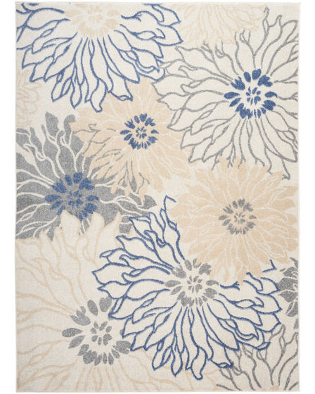 Passion PSN17 Ivory Grey Blue Area Rug
