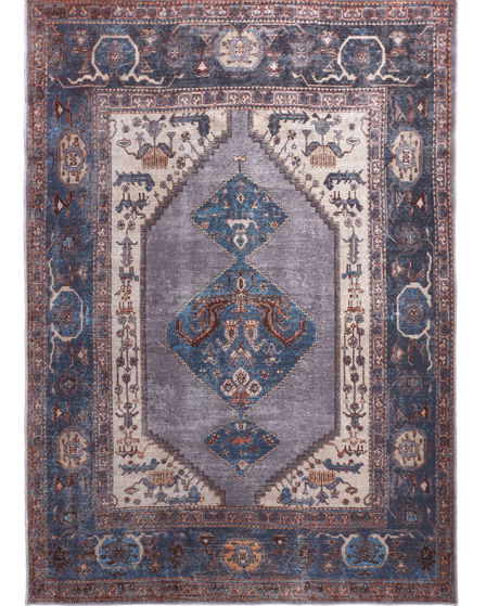 Percy 39AKF Blue/Brown/Ivory Rug