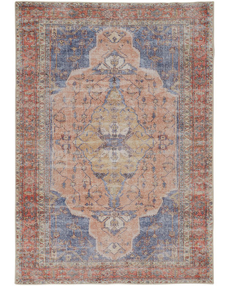 Percy 39APF Red/Tan/Blue Area Rug