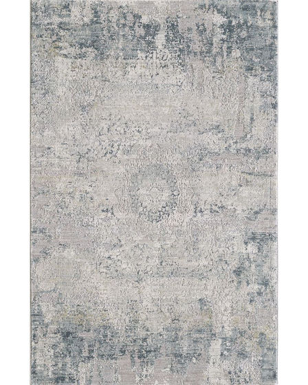 Peyton 4006 Grey Blue Medallion Area Rug