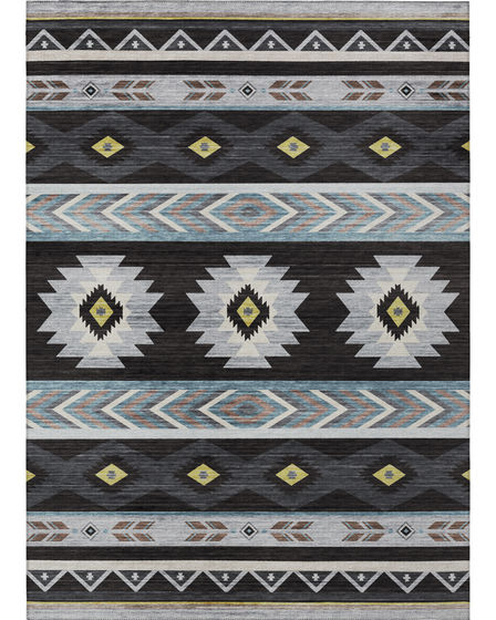 Phoenix PH3 Black Area Rug