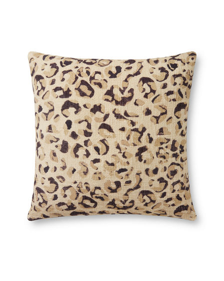 PLL0056 Ivory/Black 22"x22" Pillow