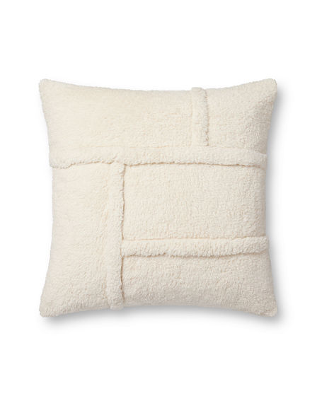 PLL0111 Ivory 22"x22" Pillow