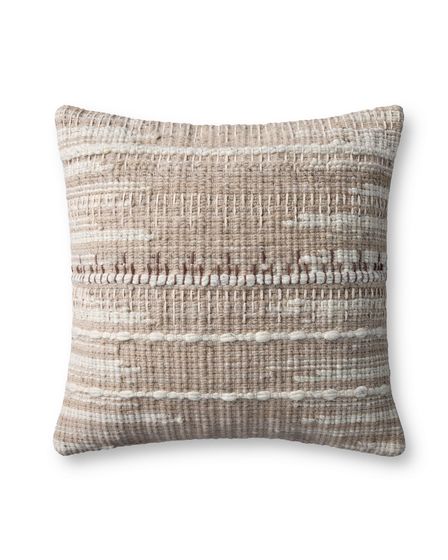 PLL0124 Ivory/Beige 18" Pillow