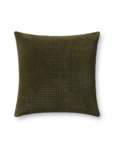 PLL0130 Dark Olive 22" Pillow