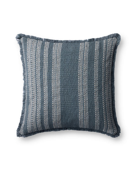 PLL0131 Blue/Ivory 20"x20" Pillow