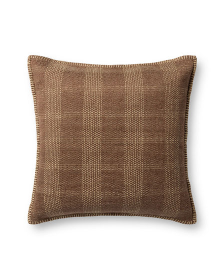 PLL0132 Brown/Tan 20"x20" Pillow
