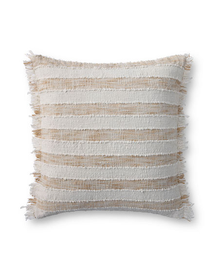 PLL0134 Beige/Ivory 22" Pillow