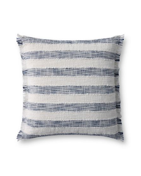 PLL0134 Blue/Ivory 22" Pillow