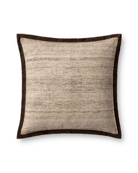 PLL0143 Brown/Ivory 22" Pillow
